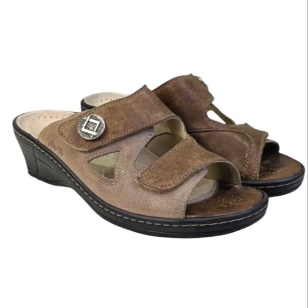 Fidelio Hallux Sophie No Back Sandals Size 38 US 7  EUC   S3557 - Picture 3 of 11